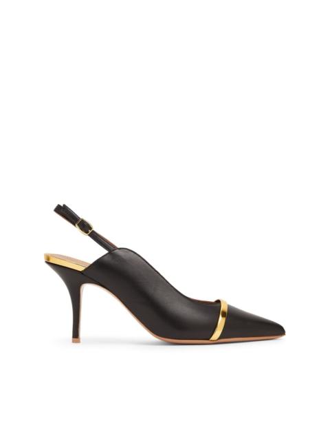 MALONE SOULIERS 85mm sling-back leather pumps