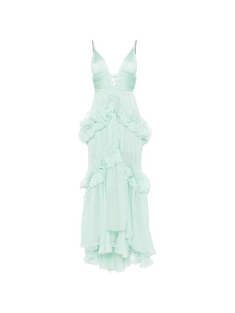 MARIA LUCIA HOHAN ruffled maxi dress