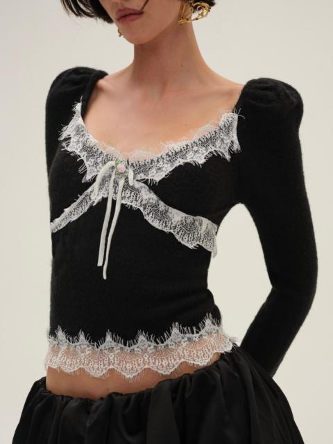 For Love & Lemons Rosaleen Knit Top