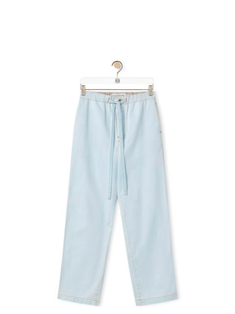 Loewe Drawstring trousers in denim