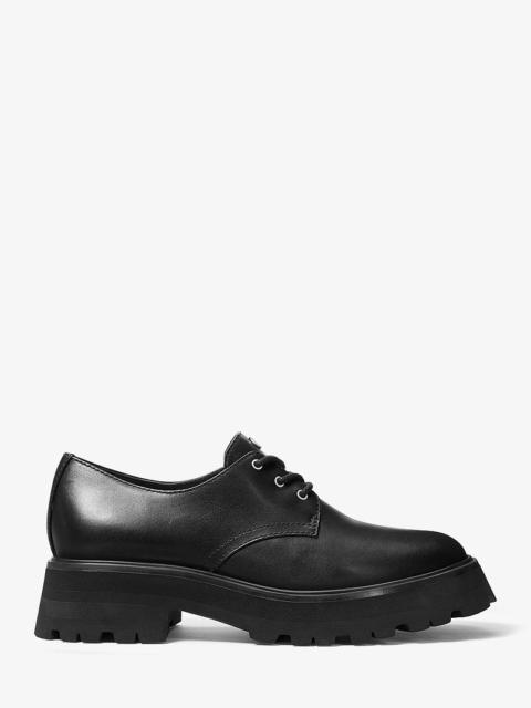 MICHAEL KORS Loden Leather Oxford