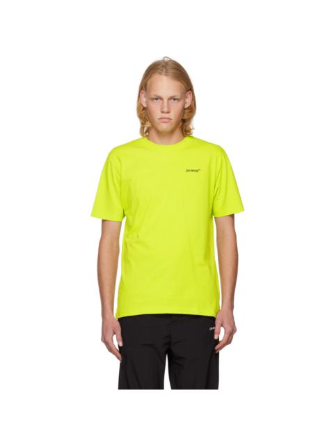 Off-White Yellow Printed T-Shirt