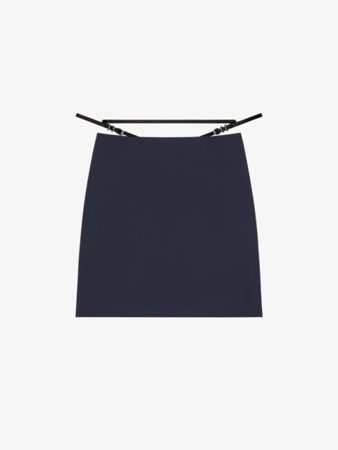 Givenchy VOYOU SKIRT IN WOOL AND MOHAIR