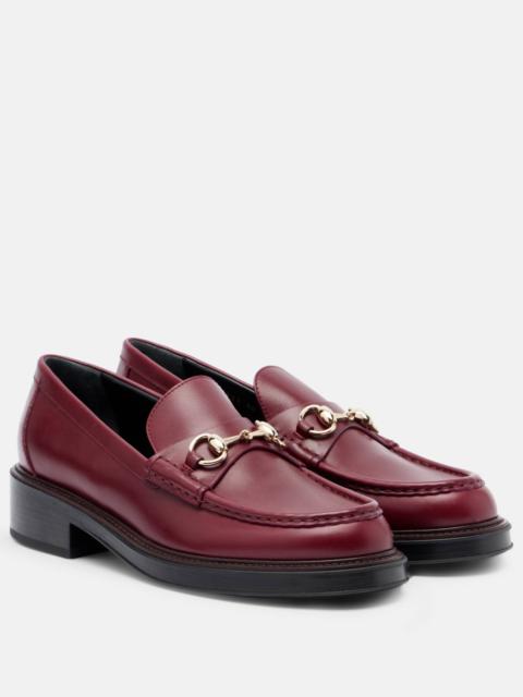 GUCCI Horsebit leather loafers