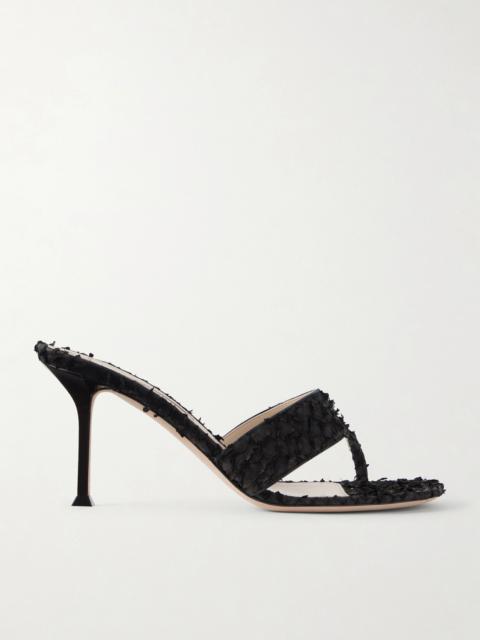CHRISTEN Helix 75 Leather Thong Sandals