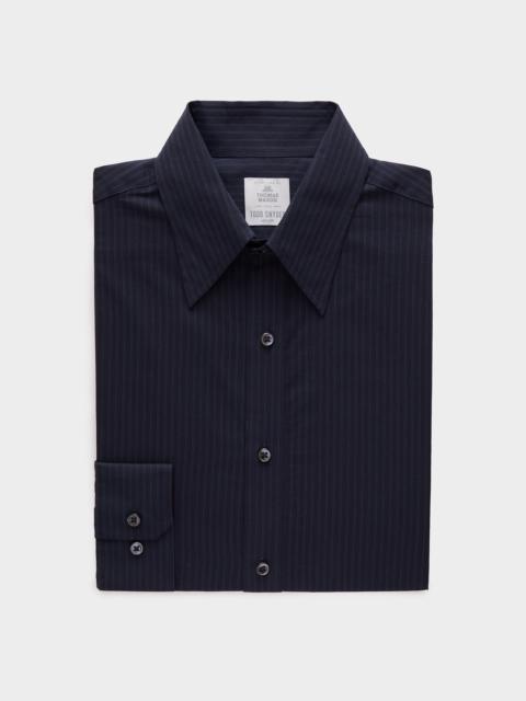 TODD SNYDER Lightweight Flannel Long Point Collar Dress Shirt