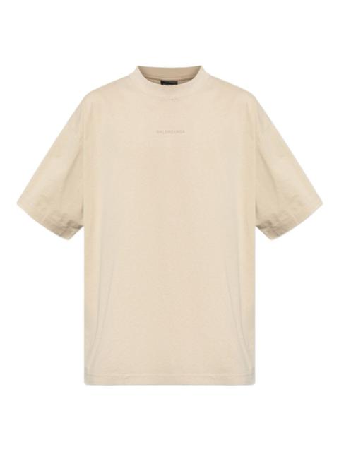 BALENCIAGA logo-embroidered T-shirt