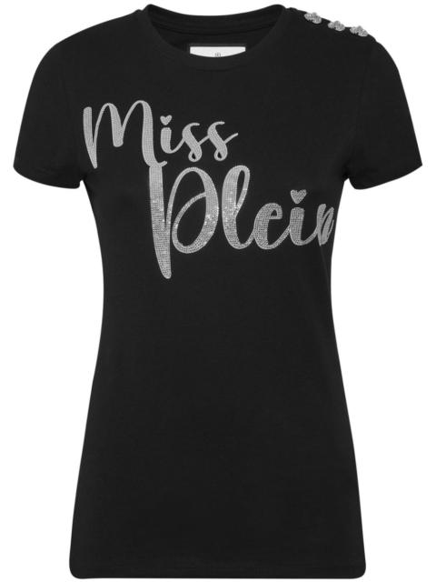 PHILIPP PLEIN slogan-print cotton T-shirt