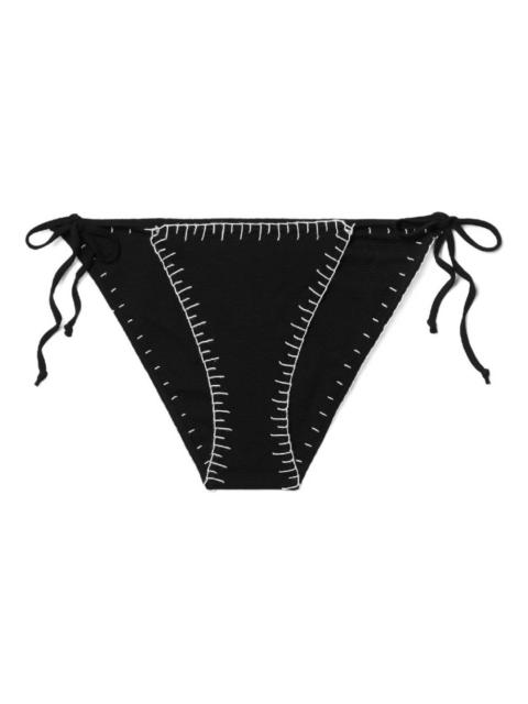 MARYSIA contrast-stitching bikini bottoms