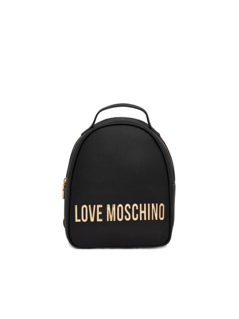 Moschino logo-lettering backpack