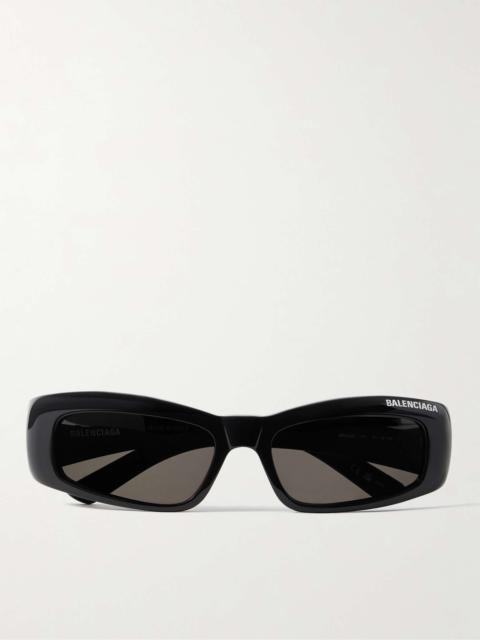 BALENCIAGA Rectangular-Frame Acetate Sunglasses