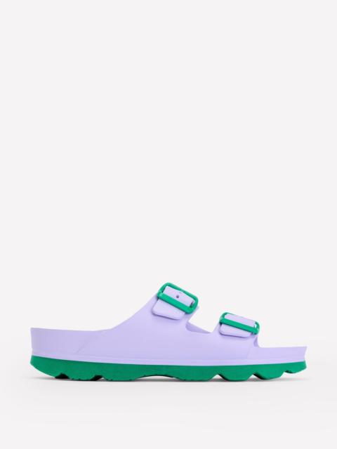 BODEN Lyla Double Buckle Sliders-Lavender Purple