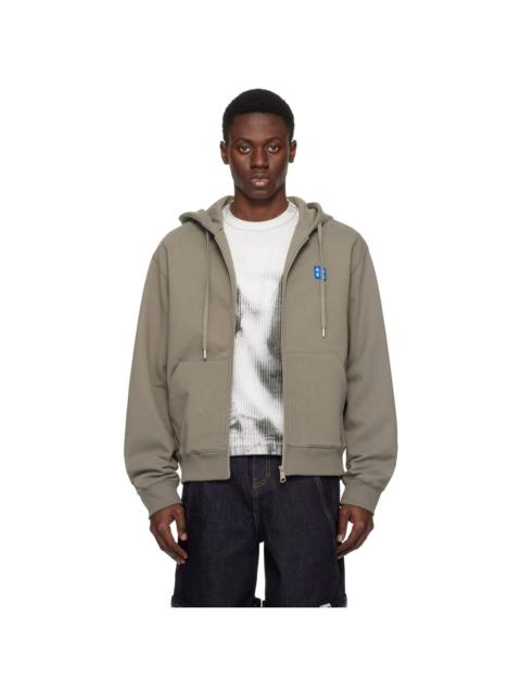 ADER error Black Realce Product. 31 Zip-Up Hoodie | REVERSIBLE