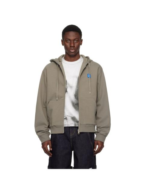 ADER error Gray TRS Tag Hoodie