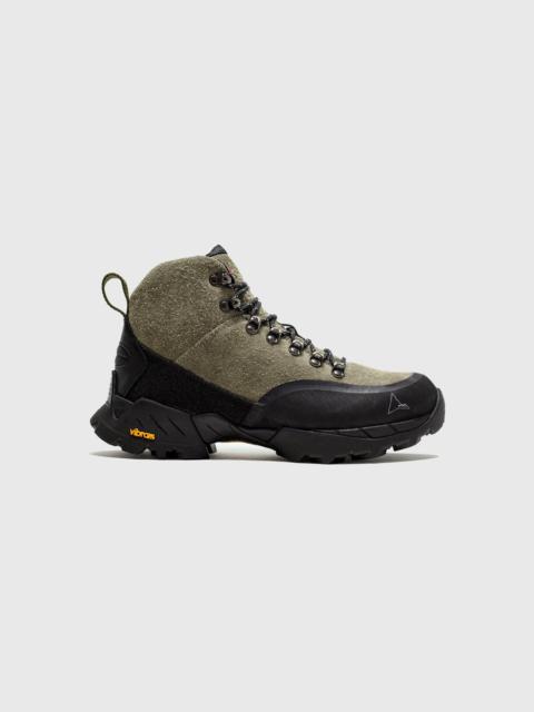 ROA Two-tone leather and rubber Andreas ankle boots