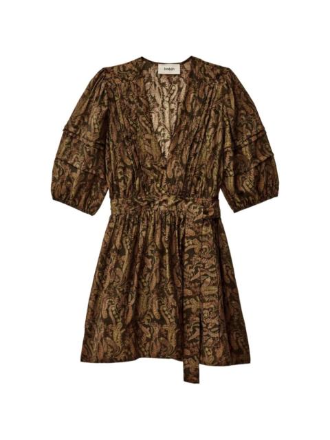 ba&sh Theodora paisley-print mini dress