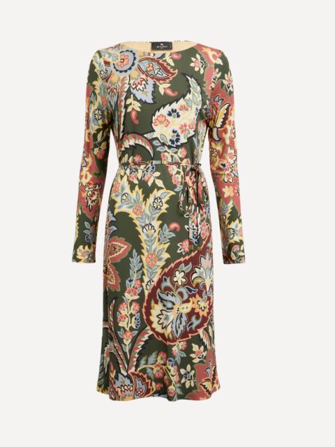 Paisley Jersey Tunic Dress