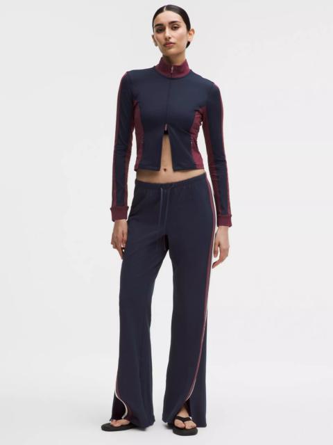 lululemon Striped Slim-Fit Mid-Rise Track Pant