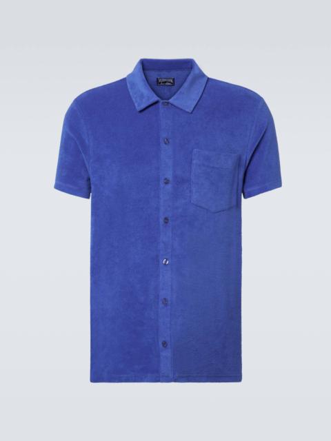 Vilebrequin Cotton-blend terry bowling shirt