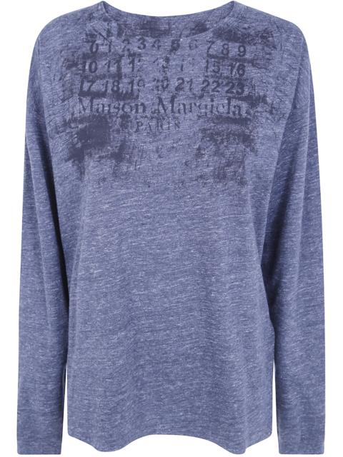 Maison Margiela T-Shirt Long Sleeve "Numbers"
