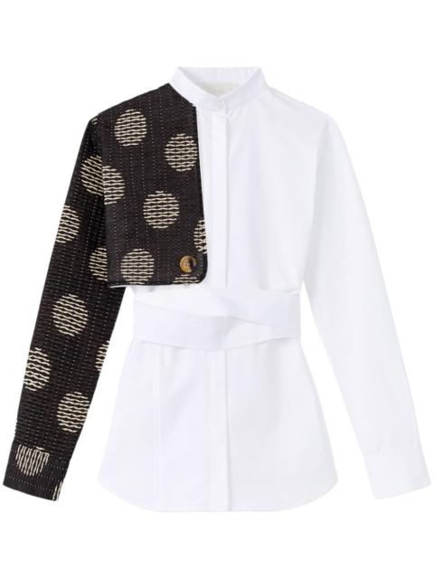 DESTREE Hans polka-dot cotton shirt