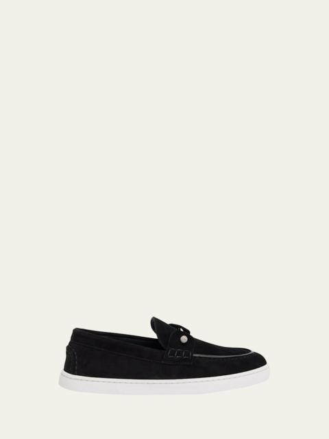 Christian Louboutin Chambeliboat Donna Suede Boat Shoes