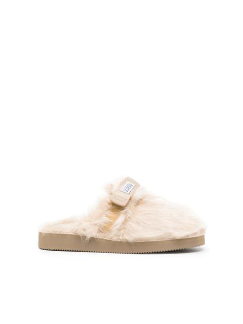 Suicoke Zavo 2-EU faux-fur slides