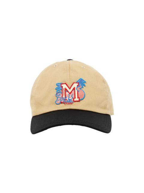 Marni Baseball Hat With M Patch In Two-tone Cotton "Beige" CLZC0098UX 00M02
