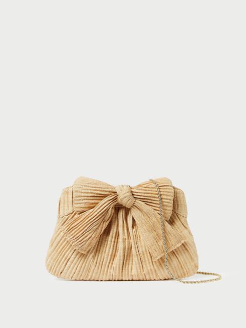 LOEFFLER RANDALL Rayne Natural Bow Clutch