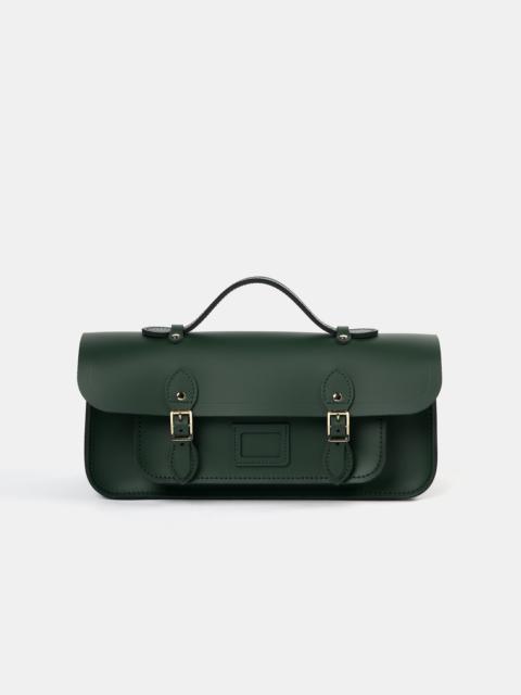 Cambridge Satchel The Long Satchel - Racing Green & Racing Green Celtic Grain