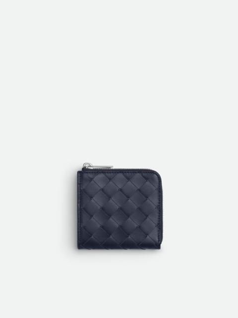 Bottega Veneta Intrecciato Square Zip Around Wallet
