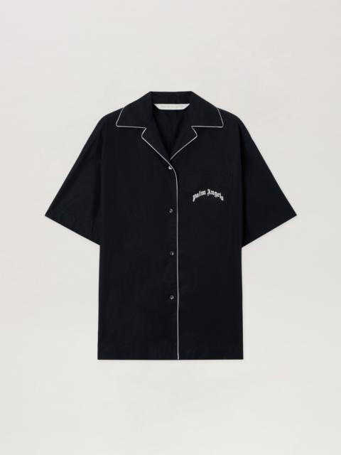 Palm Angels Curved Logo Bowling Shirt