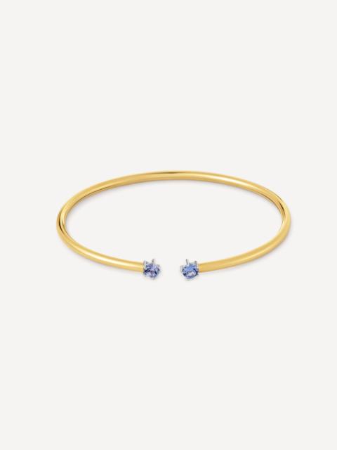 TOUS White gold Bangle with tanzanites TOUS ATELIER