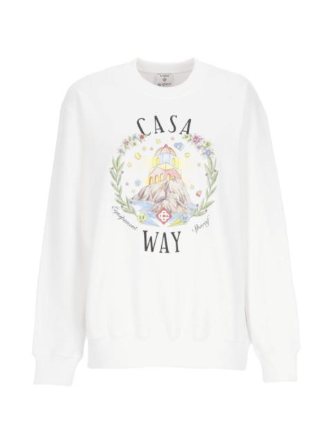 CASABLANCA graphic-print sweatshirt