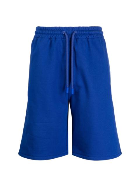 Stitch Diag cotton track shorts