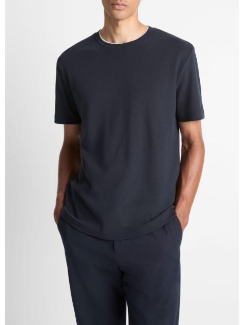 Vince Double-Neck Pima Cotton T-Shirt