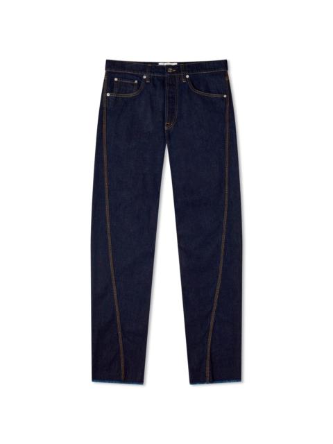 Lanvin Twisted Denim Jeans