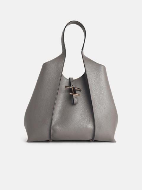 Tod's GRAY LEATHER BAG