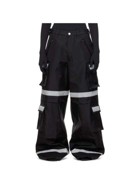 Black Security Workwear Cargo Pants