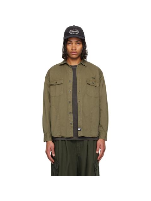 NEIGHBORHOOD Khaki Garment Dyed Shirt