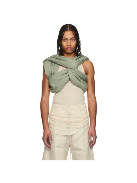 Rick Owens Green Hollywood Triple Donut Top