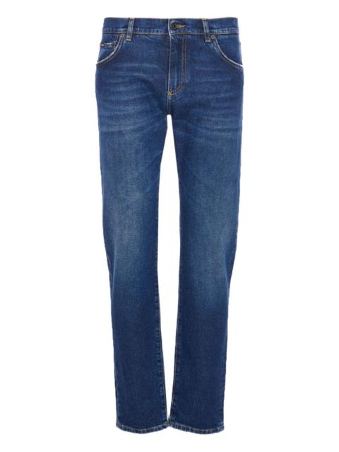 Dolce & Gabbana five-pocket slim-fit jeans