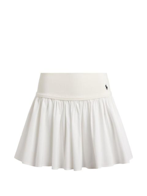 Polo Ralph Lauren Lila logo-waistline skirt