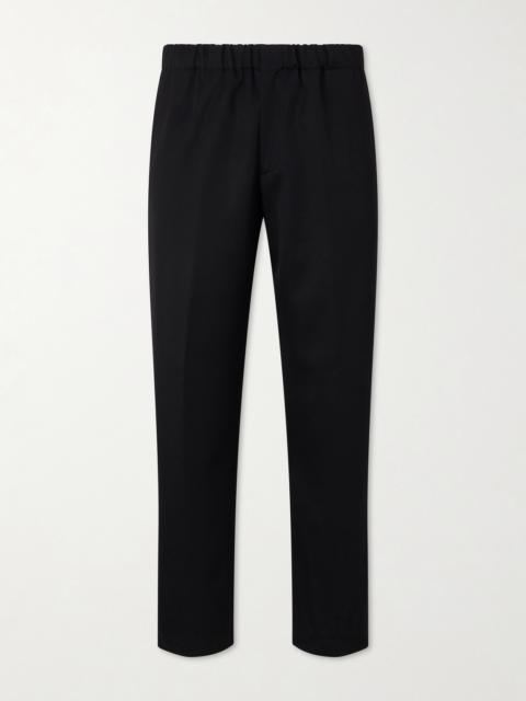 LARDINI Mid-rise Straight-Leg Wool-Twill Suit Trousers