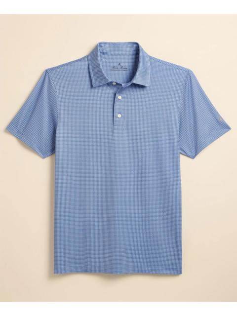 Brooks Brothers Performance Series Stretch Medallion Print Polo