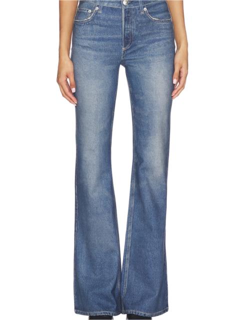 rag & bone Miramar Ponte Dahlia Mid Rise Flare Jeans