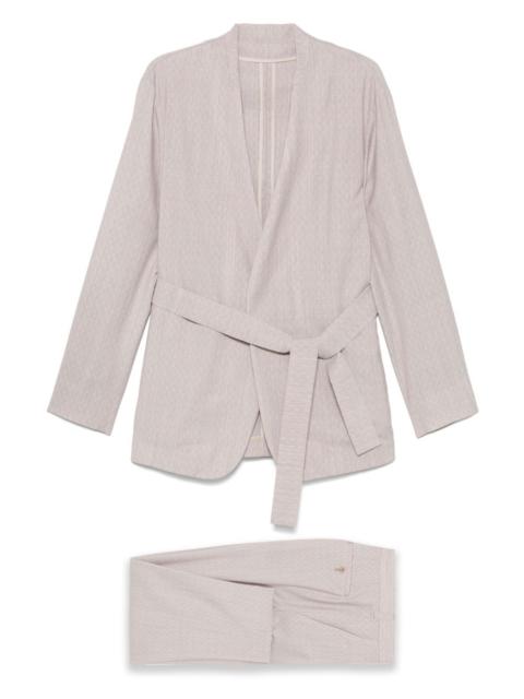 EMPORIO ARMANI virgin wool single-breasted suit