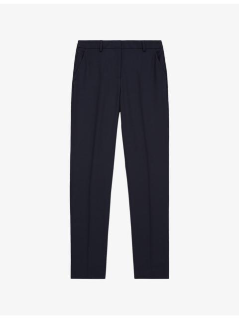The Kooples Straight-leg tailored stretch-woven trousers