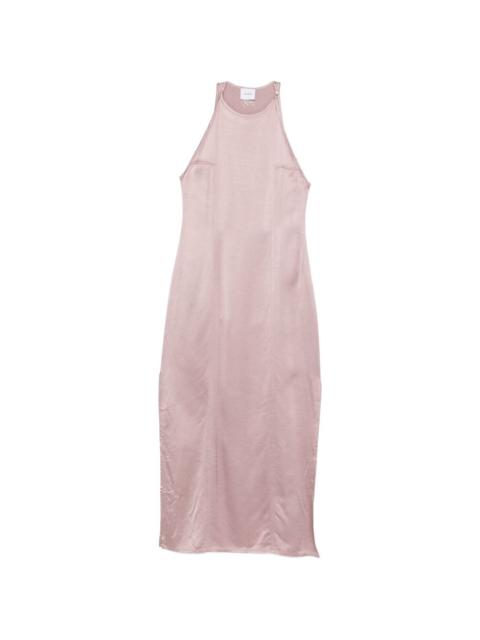 HALFBOY®️ side-slit maxi dress