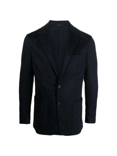 single-breasted blazer